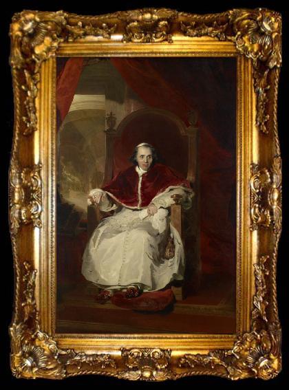 framed  Sir Thomas Lawrence Pope Pius VII (mk25), ta009-2